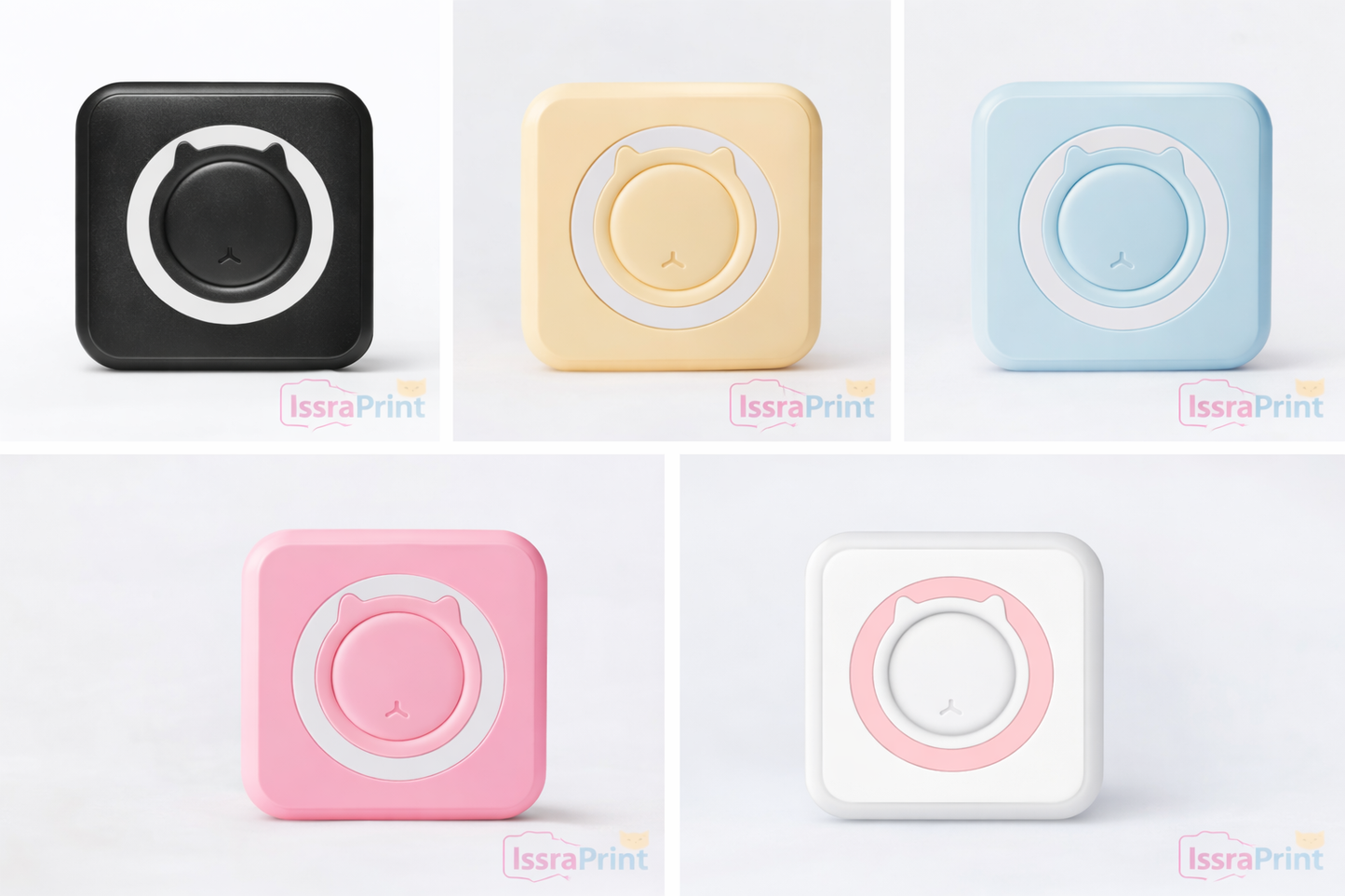 🖨 IssraPrint™ – Mini Imprimante Thermique Portable Sans Fil Bluetooth + 5 Rouleaux Offerts 🎁